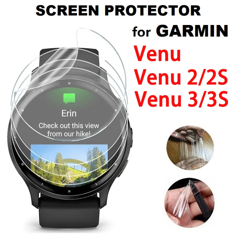 Hydrogel Screen Protector - Garmin Venu 3 3s 2 2s