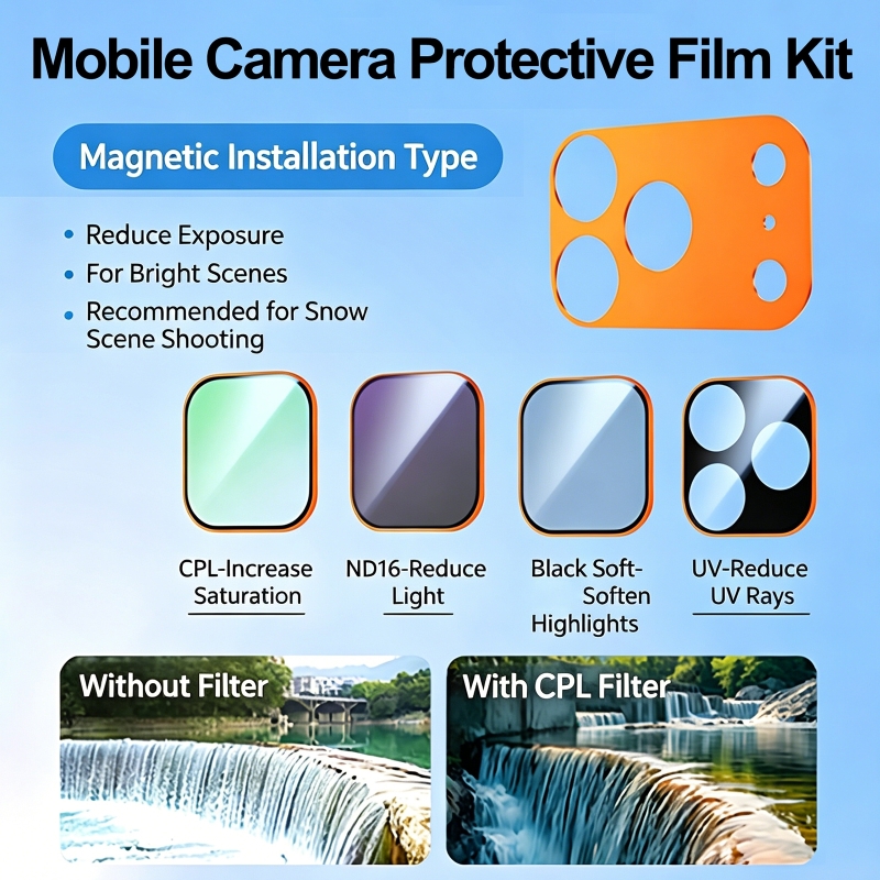 Camera Lens Protector - 자석 필터 카메라 렌즈 보호 케이스용