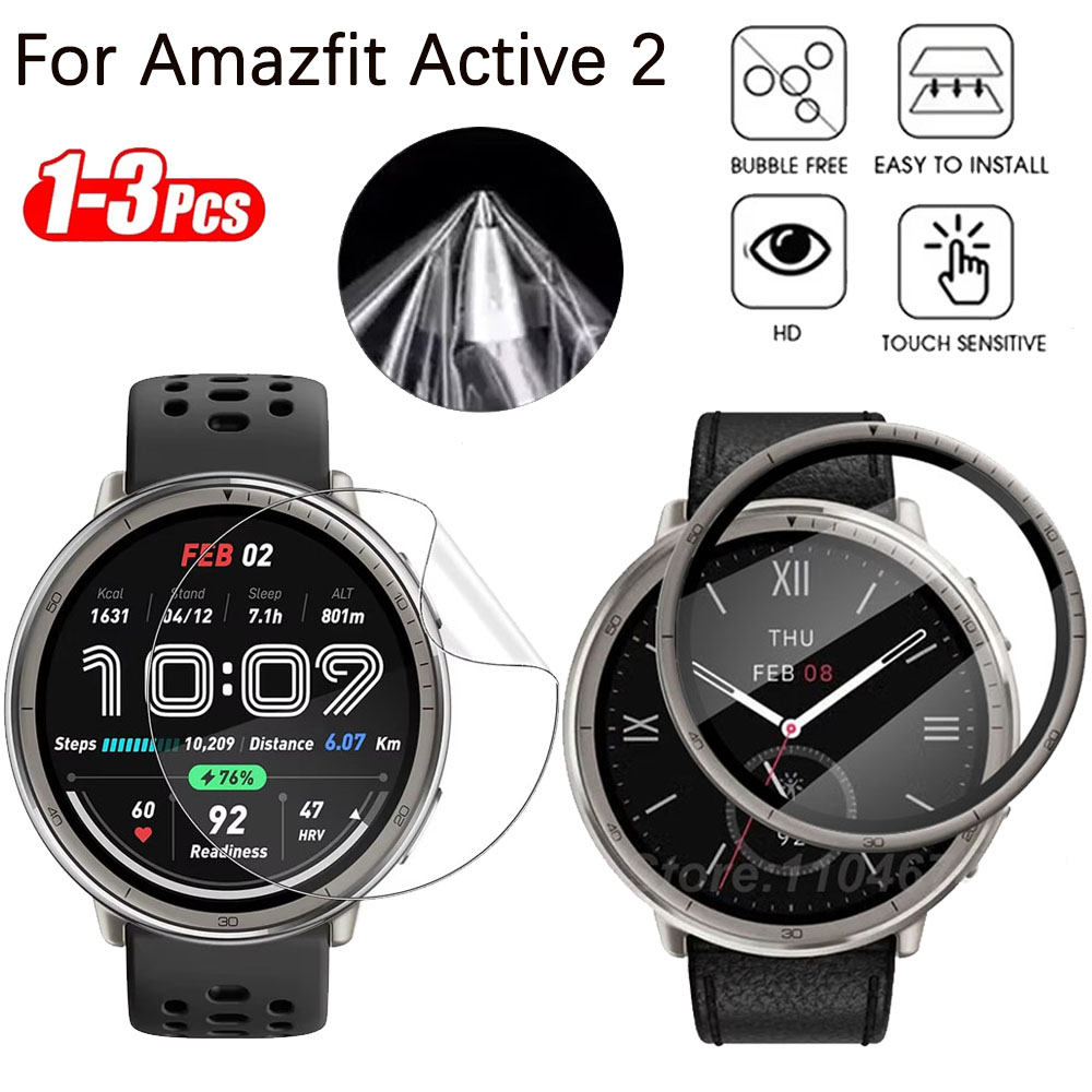 Curved Edge Screen - 1-3PCS Amazfit Active 2 커버 용