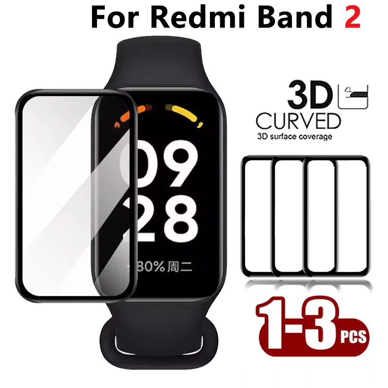 Smartwatch Screen Film - Redmi Band 2 용 1-3pcs 3D