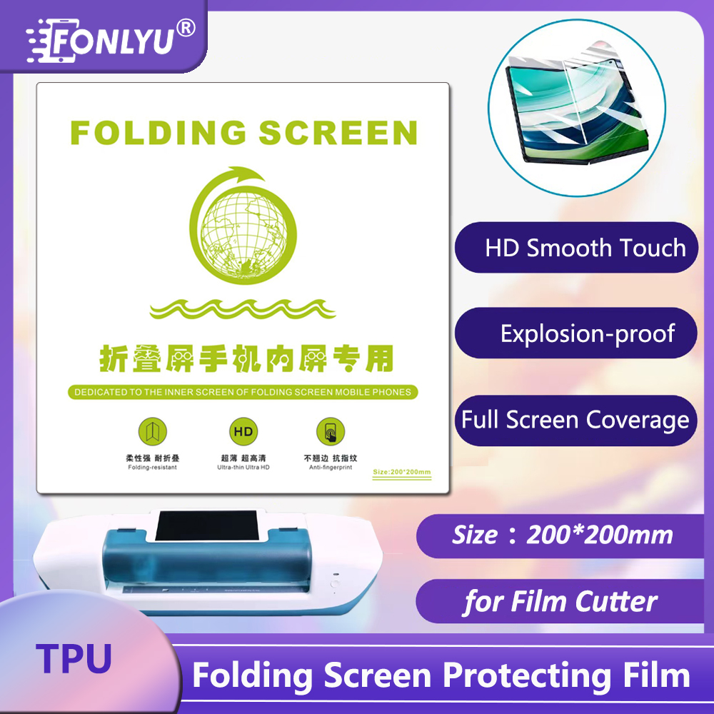 Screen Protector Cutter - FONLYU HD 실리콘 유연한 하이드로 겔