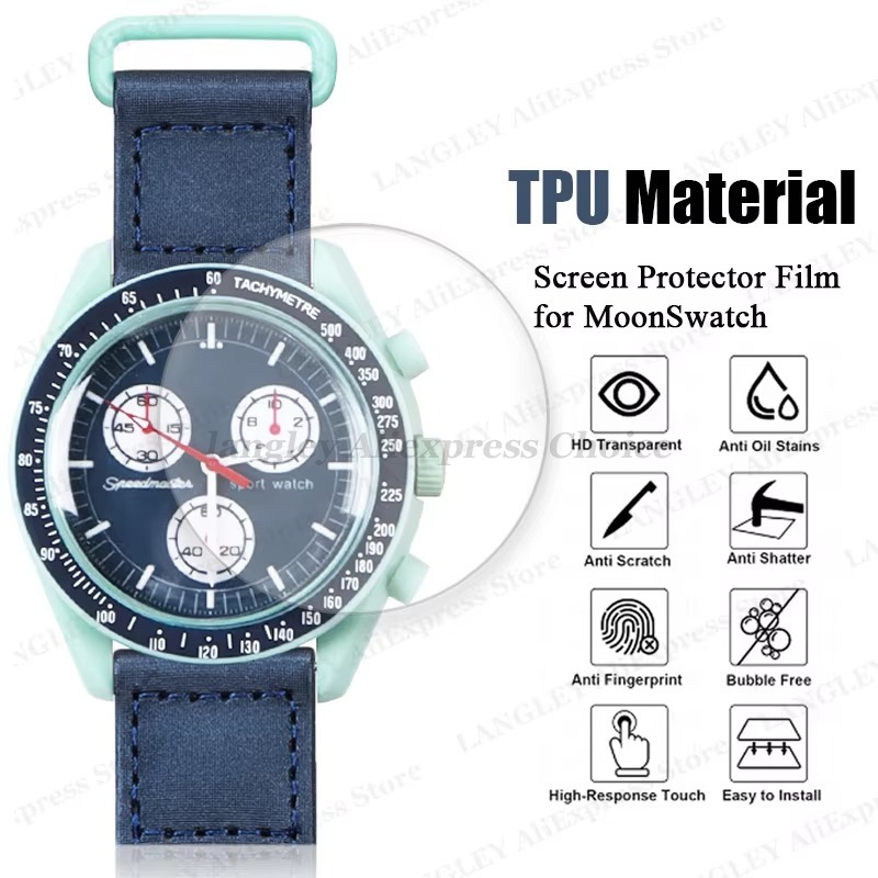 Hydrogel Screen Protector - MoonSwatch 소프트 클리어 스크래치 방지 유리가
