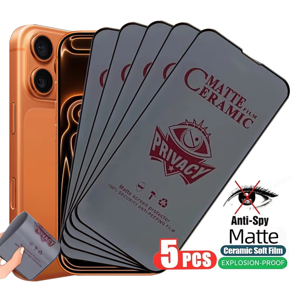 Privacy Screen Protector - 아이폰 17 프로 맥스 18용 무광