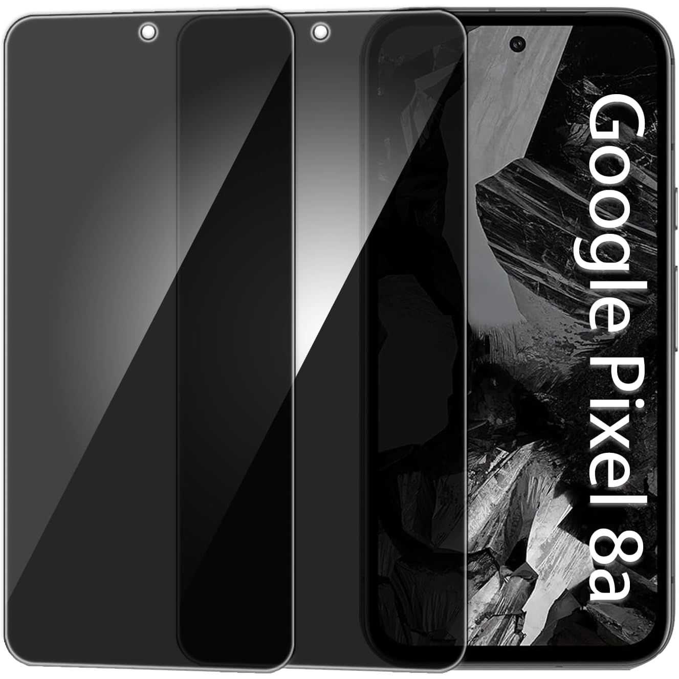 Privacy Filter 2Pack - Google Pixel 8A용 개인 정보 보호