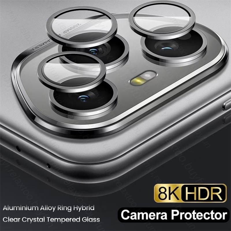 Tempered Glass Screen 9H - Honor400Pro 메탈 링 카메라 보호 캡