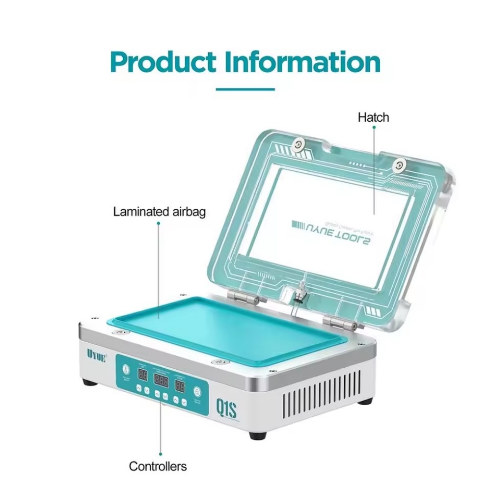 UYUE Q1S LCD 라미네이팅 기계 내장 공기 압축 - Screen Alignment Tool 리뷰 및 가격