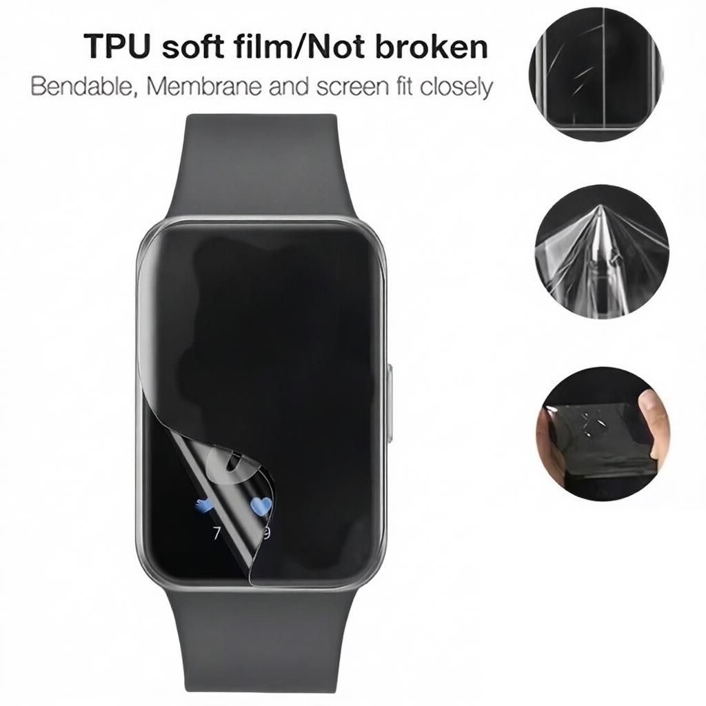 삼성 갤럭시 핏 3 스마트워치 화면 보호기용 3-5개  - Privacy Screen Protector 리뷰 및 가격