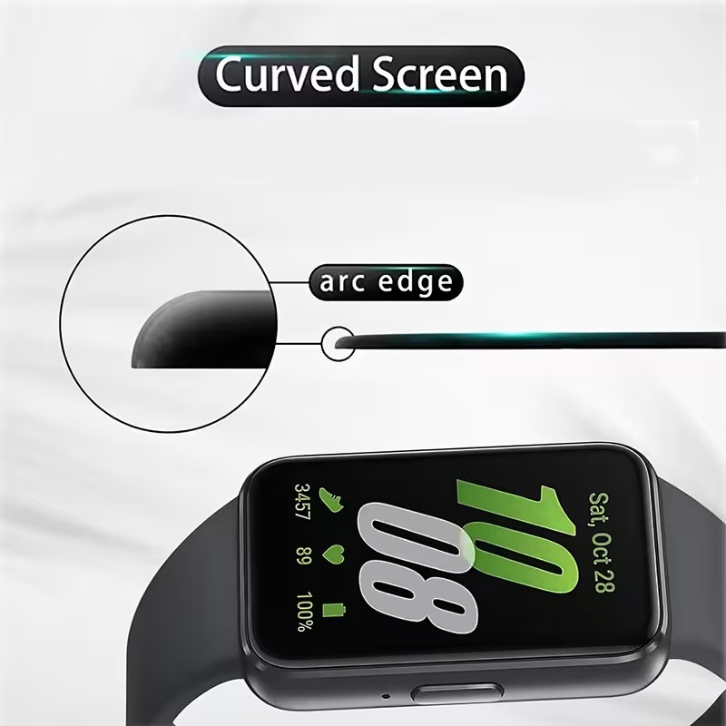 삼성 갤럭시 핏 3 스마트워치 화면 보호기용 3-5개  - Privacy Screen Protector 리뷰 및 가격