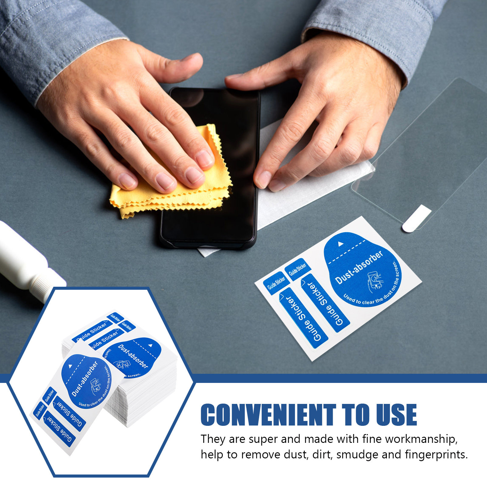 200pcs LCD 화면 먼지 제거 스티커, 전화 태블 - Dust Removal Sticker 리뷰 및 가격