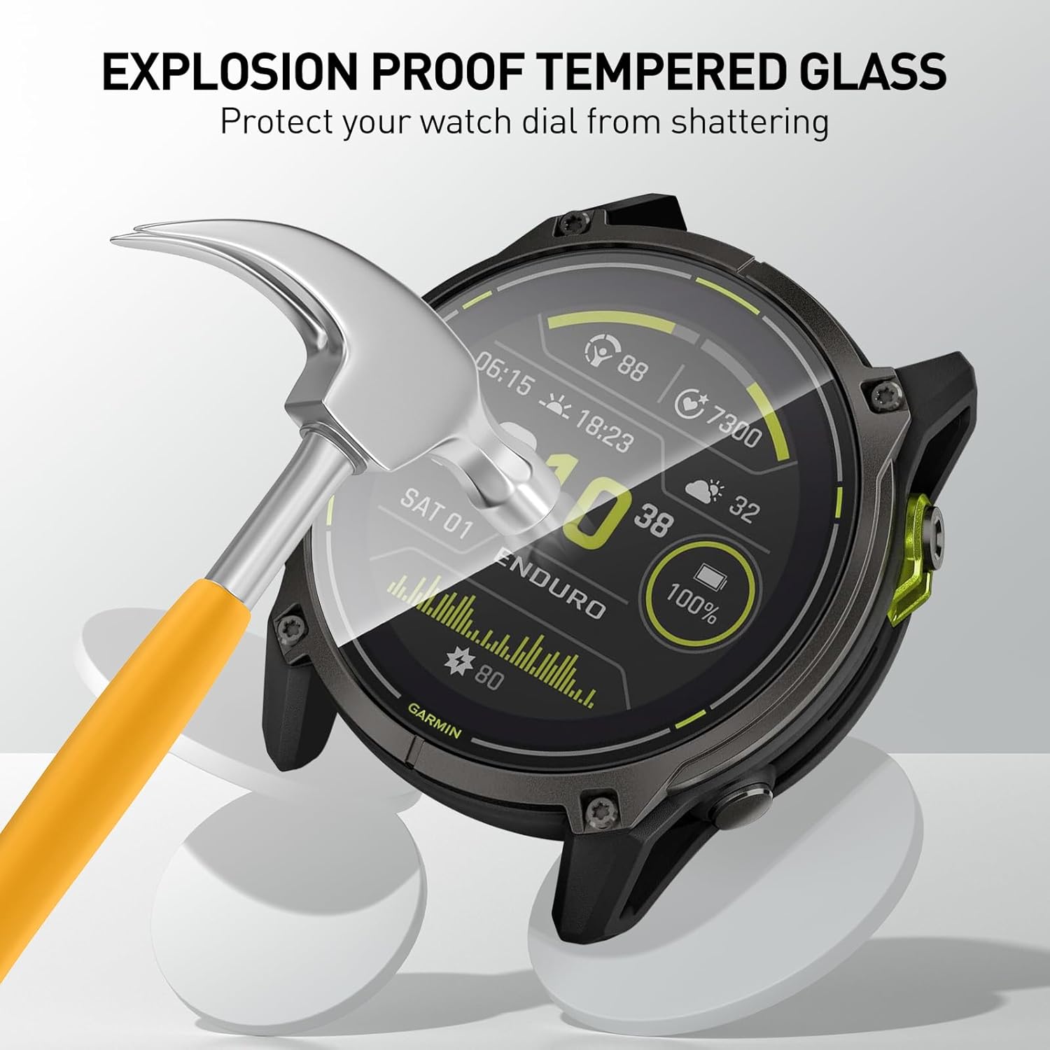 Garmin Enduro 3 용 강화 유리 필름 Sma - Smartwatch Screen Film 리뷰 및 가격