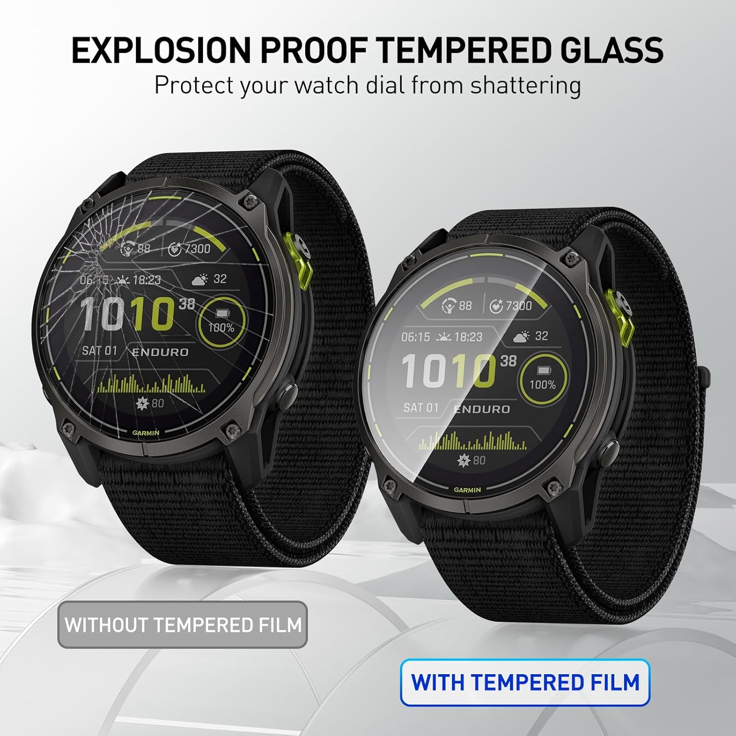 Garmin Enduro 3 용 강화 유리 필름 Sma - Smartwatch Screen Film 리뷰 및 가격