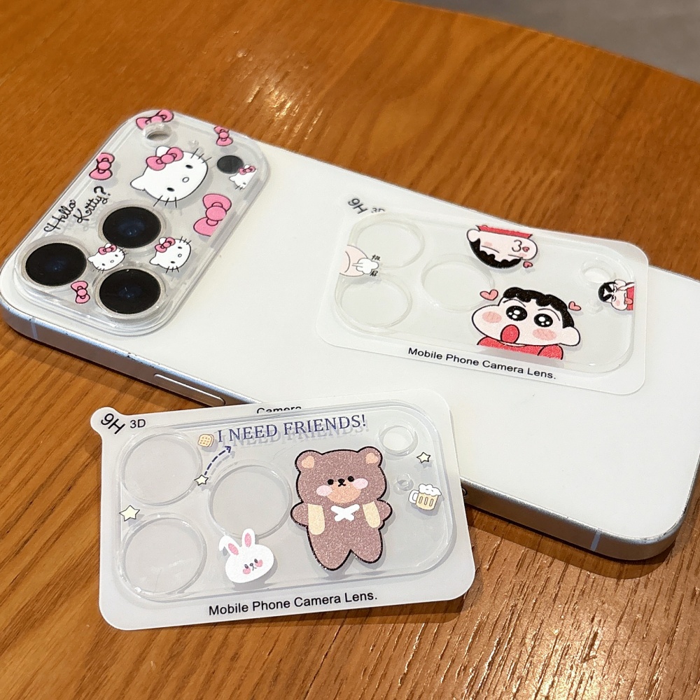 귀여운 만화 캐릭터 카메라 보호 렌즈 필름 아이폰 15 - Camera Lens Protector 리뷰 및 가격