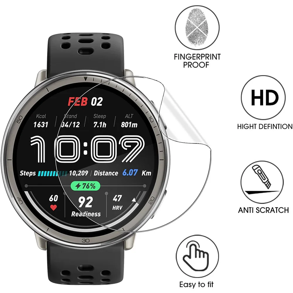 1-3PCS Amazfit Active 2 커버 용 곡 - Curved Edge Screen 리뷰 및 가격