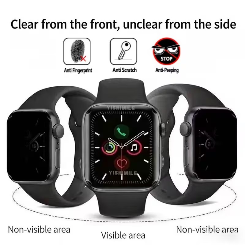 애플워치 시리즈 11 10 9 8 46mm 42mm 4 - Privacy Screen Protector 리뷰 및 가격