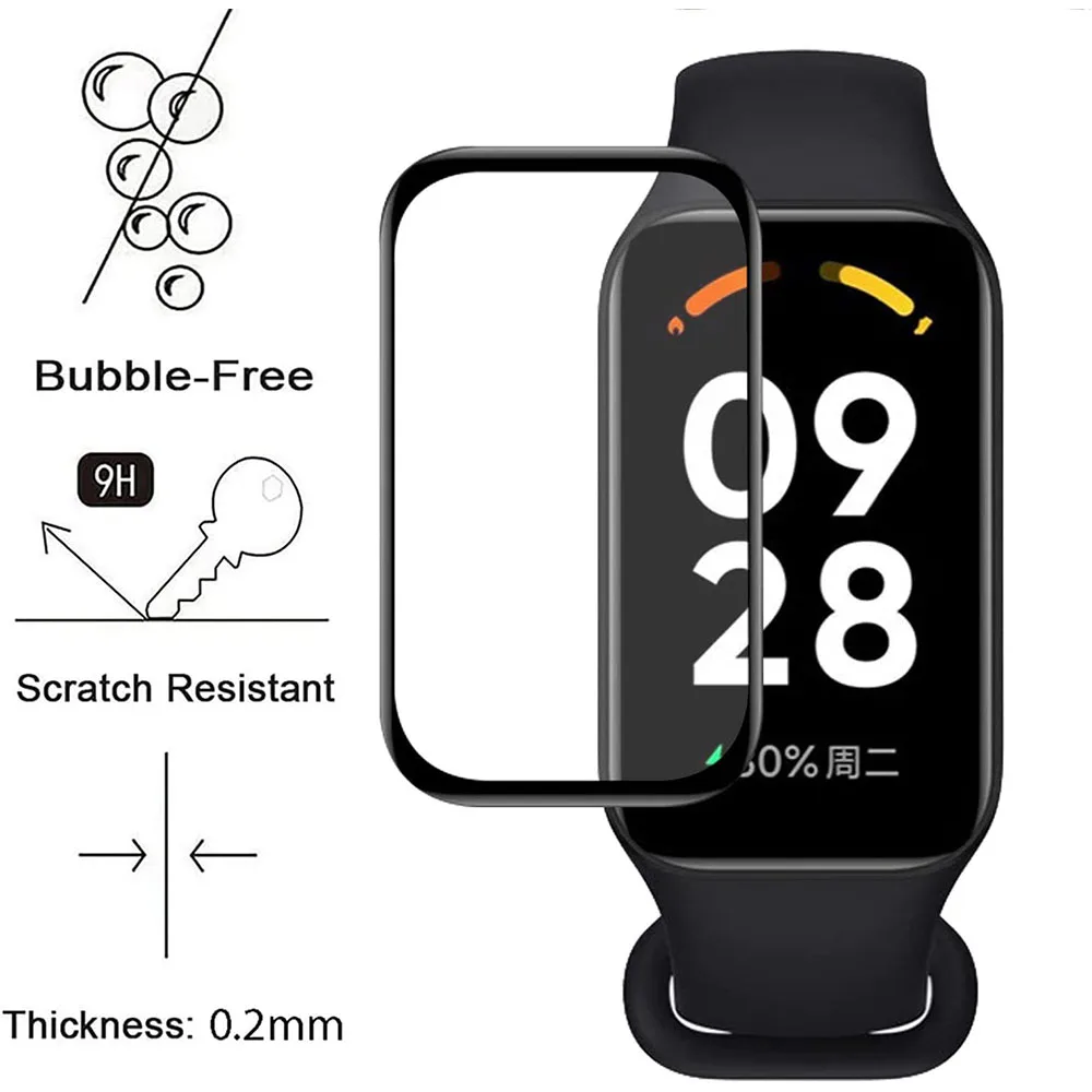 Redmi Band 2 용 1-3pcs 3D 복합 필름 - Smartwatch Screen Film 리뷰 및 가격