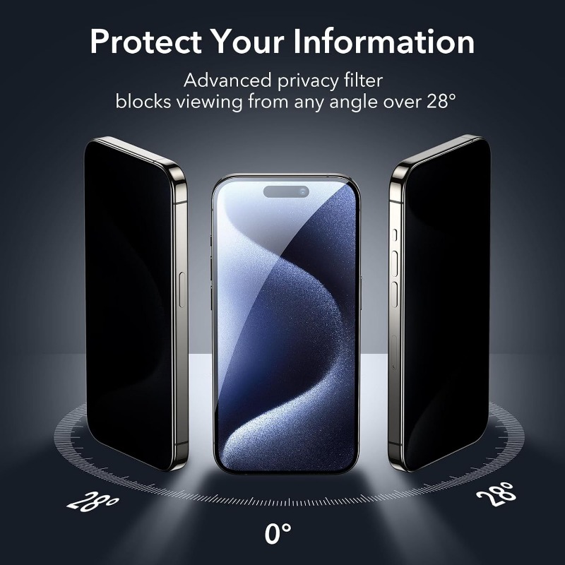 iPhone 11 12 13 14 Pro 16 15 P - Privacy Filter 2Pack 리뷰 및 가격