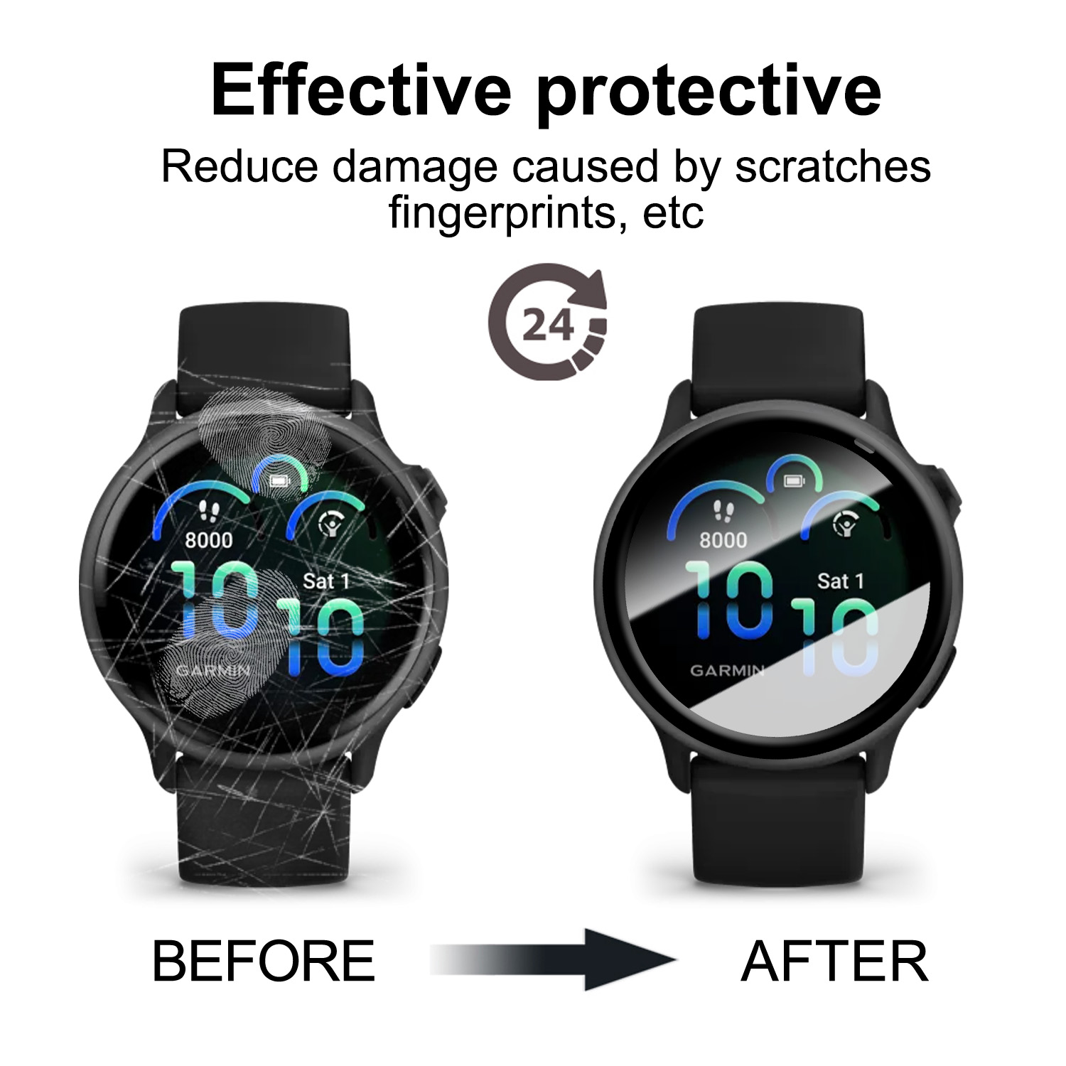 Garmin Vivoactive 6용 유연한 화면 보호 - Curved Edge Screen 리뷰 및 가격