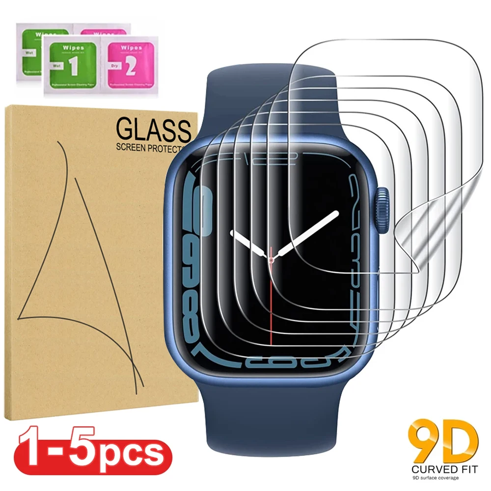 Apple Watch 시리즈 9 7 8 41mm 45m - Hydrogel Screen Protector 리뷰 및 가격