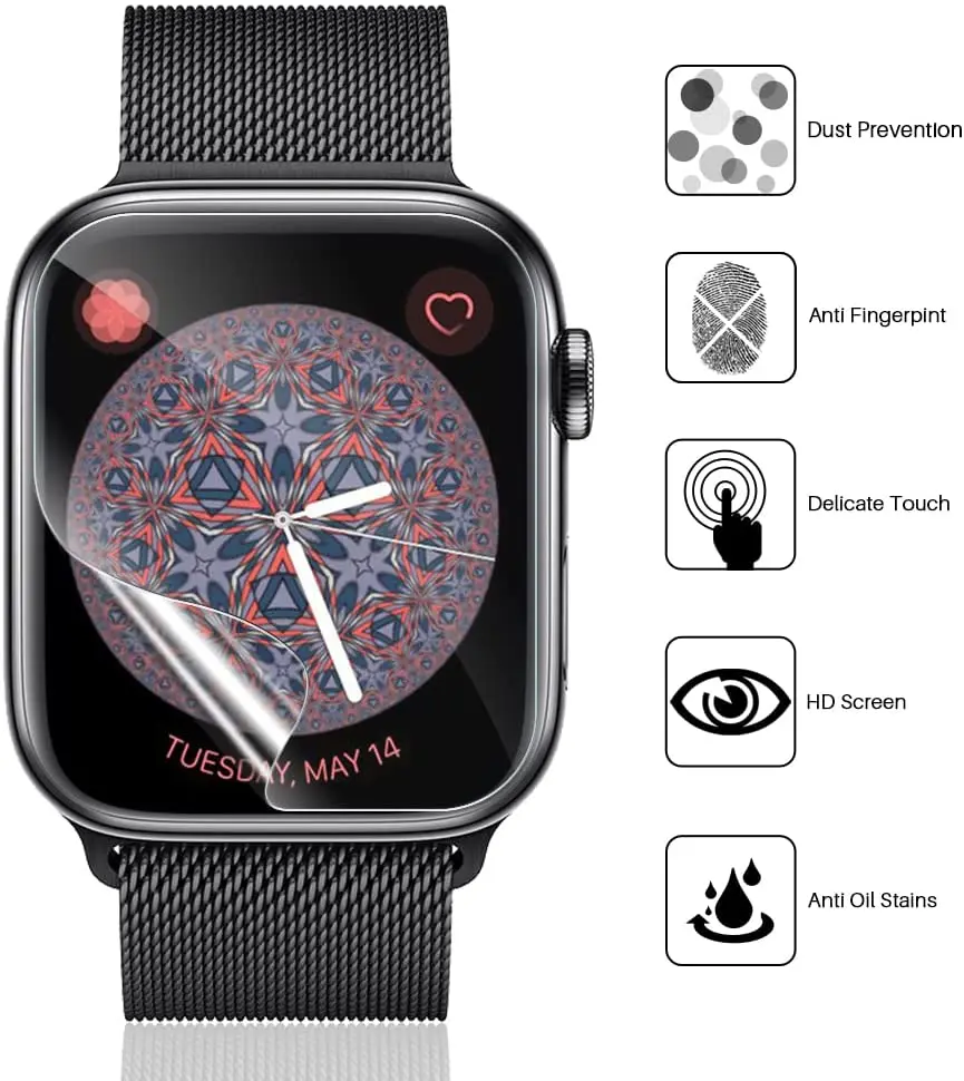 Apple Watch 시리즈 9 7 8 41mm 45m - Hydrogel Screen Protector 리뷰 및 가격