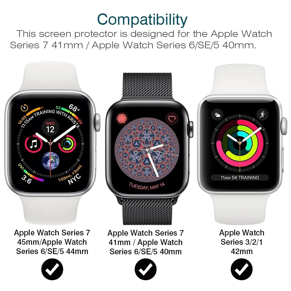 Apple Watch 시리즈 9 7 8 41mm 45m - Hydrogel Screen Protector 리뷰 및 가격