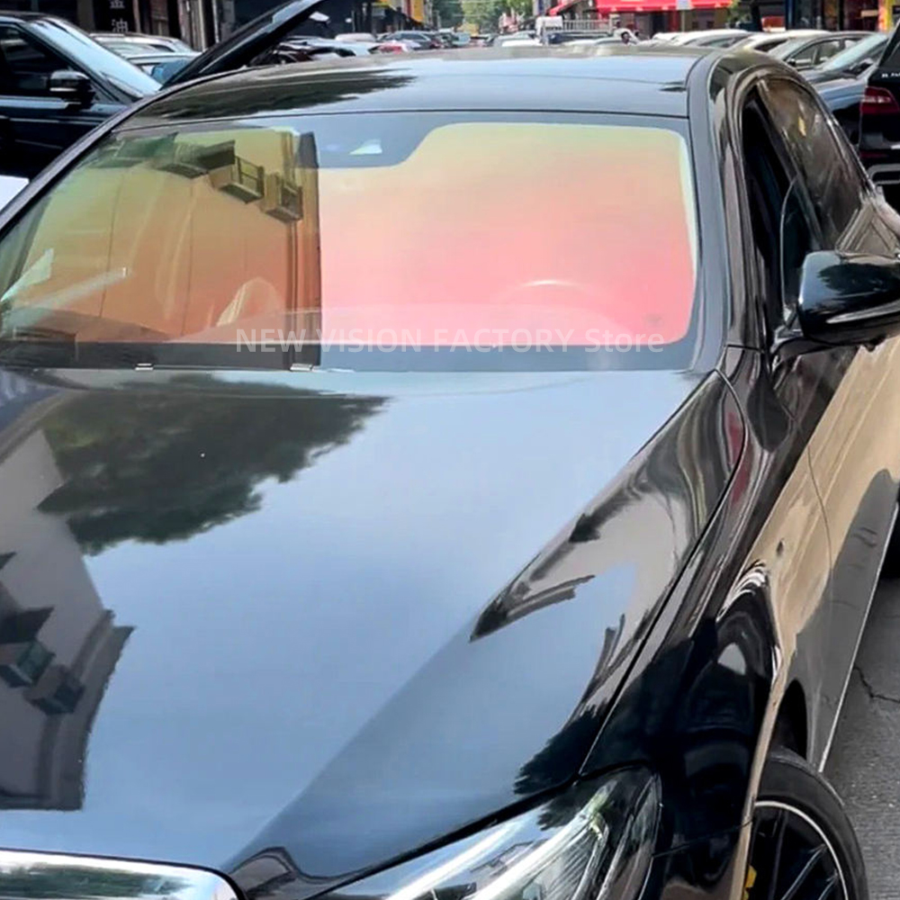 1mX3m 70%VLT 오로라 레드 그린 카멜레온 윈도 - Glass Protector Auto 리뷰 및 가격