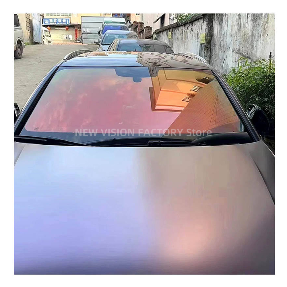 1mX3m 70%VLT 오로라 레드 그린 카멜레온 윈도 - Glass Protector Auto 리뷰 및 가격